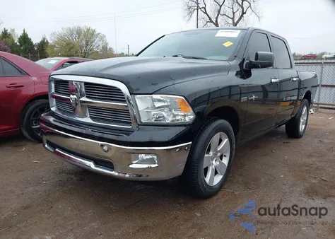 2012 Ram 1500 Slt из США, поврежденный, VIN 1C6RD7LT5CS349262
